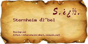 Sternheim Ábel névjegykártya